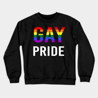 Gay Pride Rainbow Flag Crewneck Sweatshirt